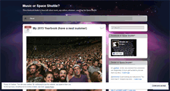 Desktop Screenshot of musicorspaceshuttle.com