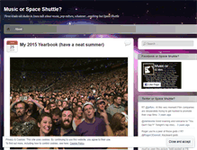 Tablet Screenshot of musicorspaceshuttle.com